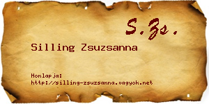 Silling Zsuzsanna névjegykártya